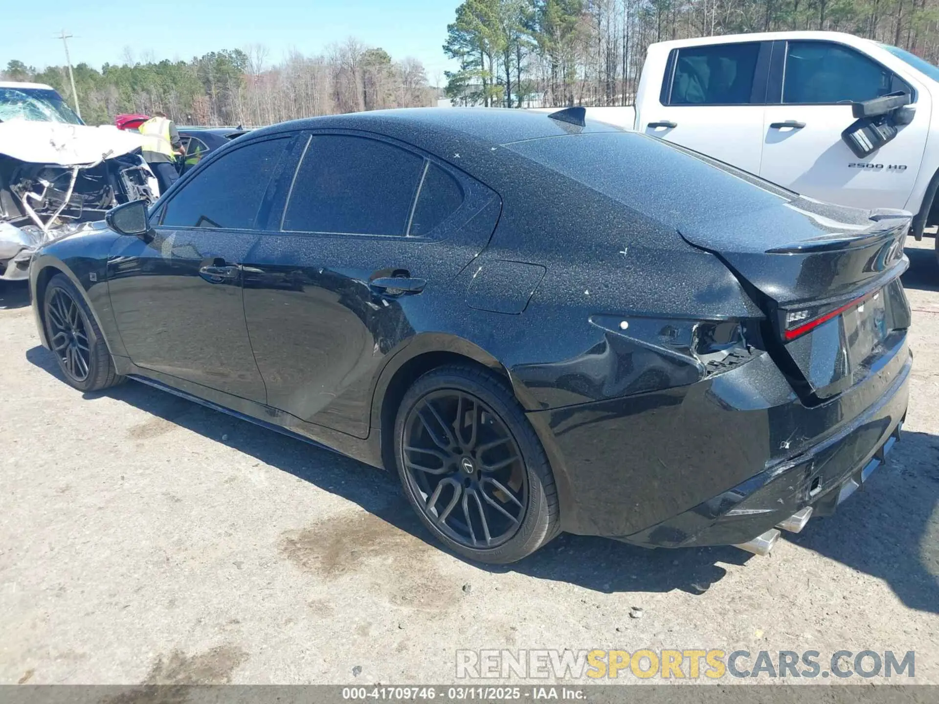 3 Photograph of a damaged car JTHAP1D25P5003215 LEXUS IS 500 2023