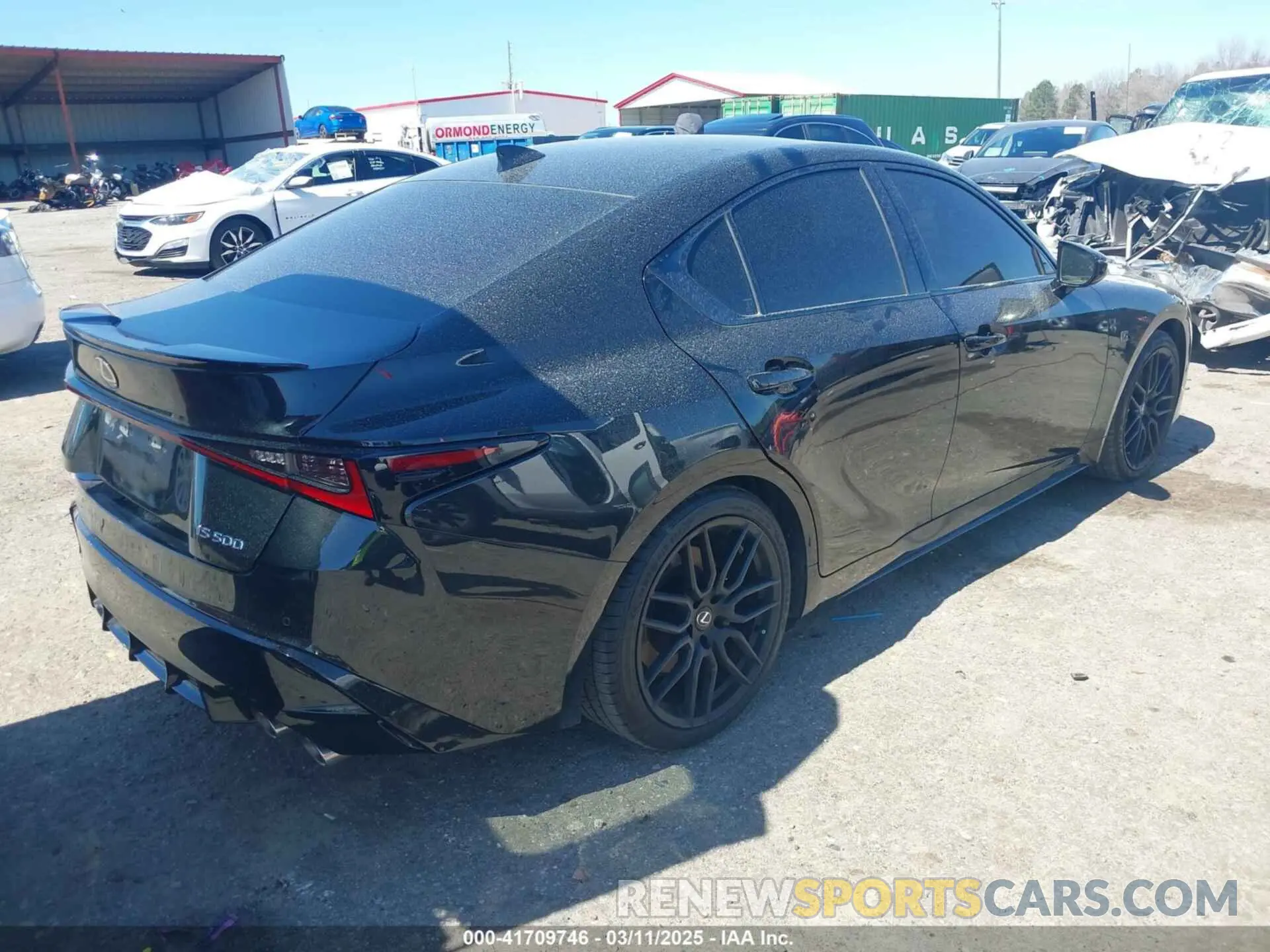 4 Photograph of a damaged car JTHAP1D25P5003215 LEXUS IS 500 2023