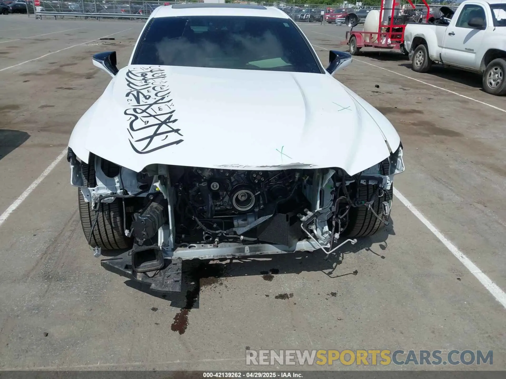 13 Photograph of a damaged car JTHAP1D27P5004186 LEXUS IS 500 2023