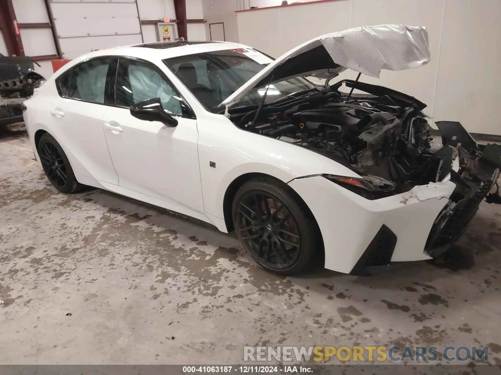 1 Photograph of a damaged car JTHAP1D25R5005422 LEXUS IS 500 2024