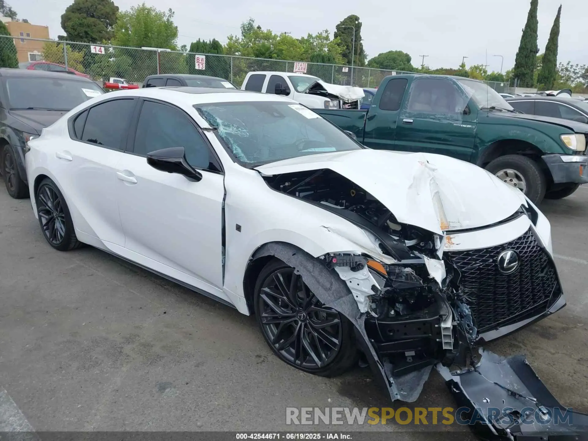 1 Photograph of a damaged car JTHAP1D26S5007671 LEXUS IS 500 2025