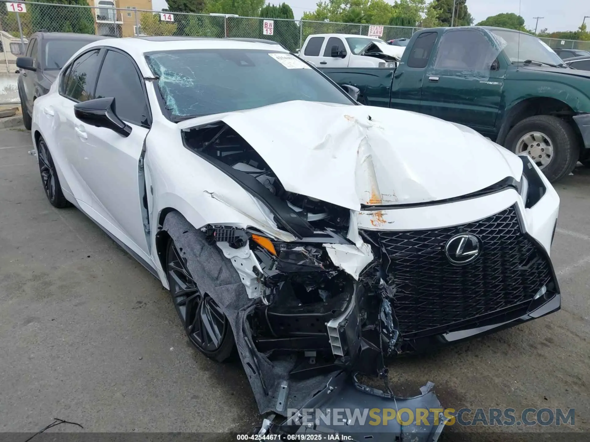 6 Photograph of a damaged car JTHAP1D26S5007671 LEXUS IS 500 2025