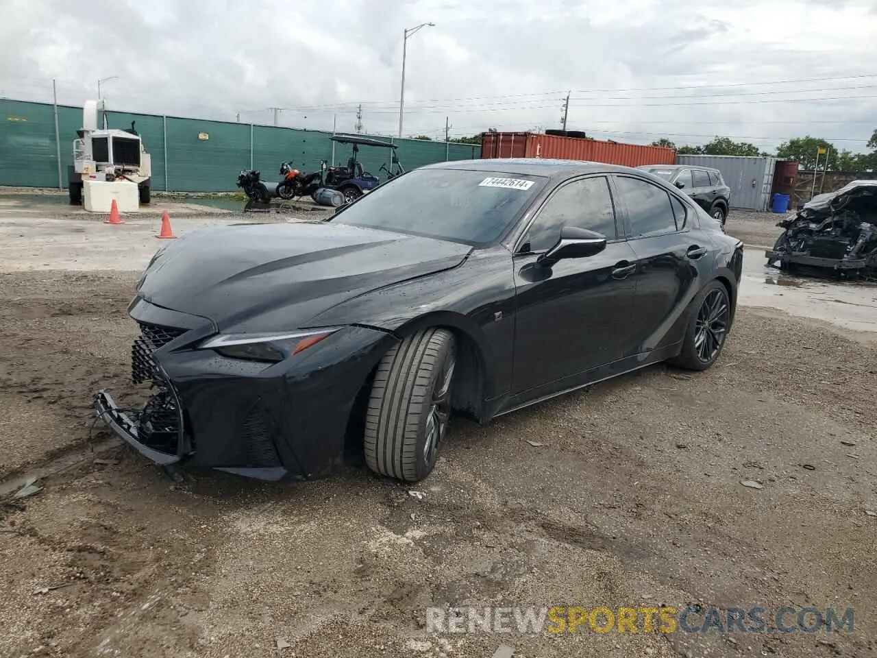 1 Photograph of a damaged car JTHAP1D25P5003618 LEXUS IS 500 F S 2023