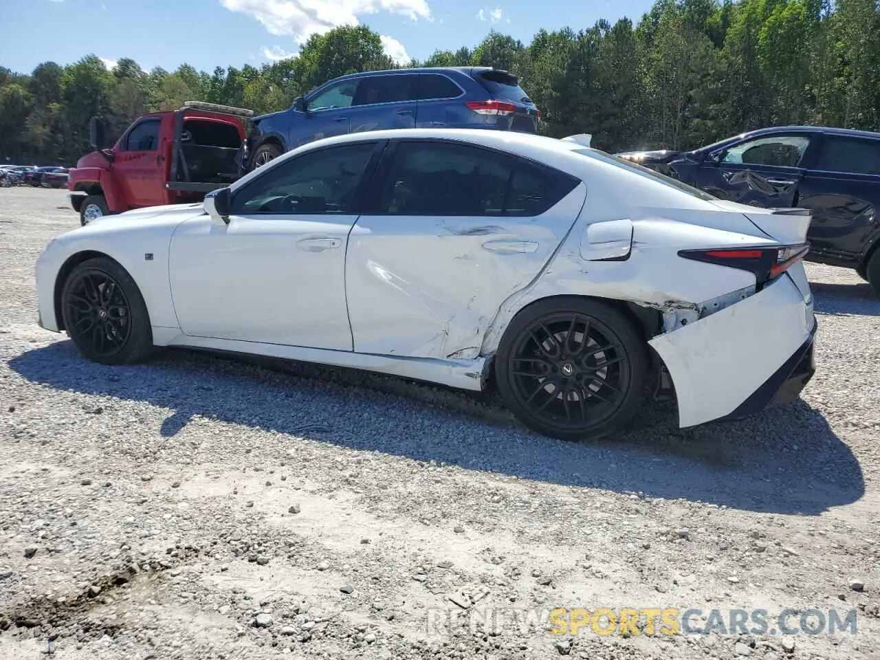 2 Photograph of a damaged car JTHAP1D28P5003984 LEXUS IS 500 F S 2023