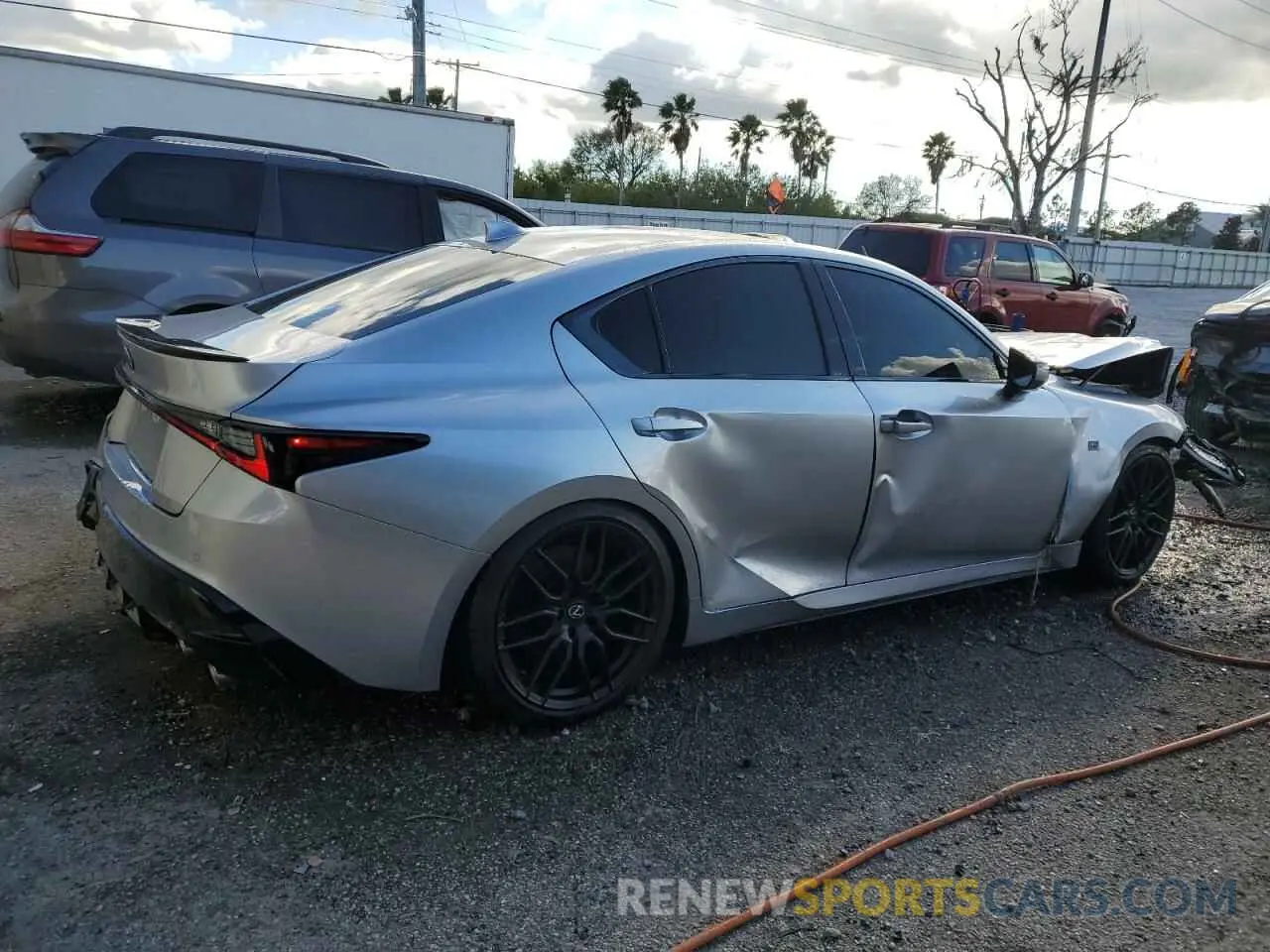 3 Photograph of a damaged car JTHAP1D28P5004830 LEXUS IS 500 F S 2023