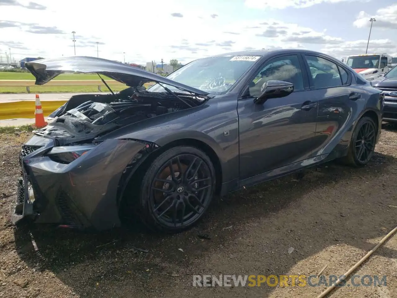 1 Photograph of a damaged car JTHAP1D28R5005334 LEXUS IS 500 F S 2024