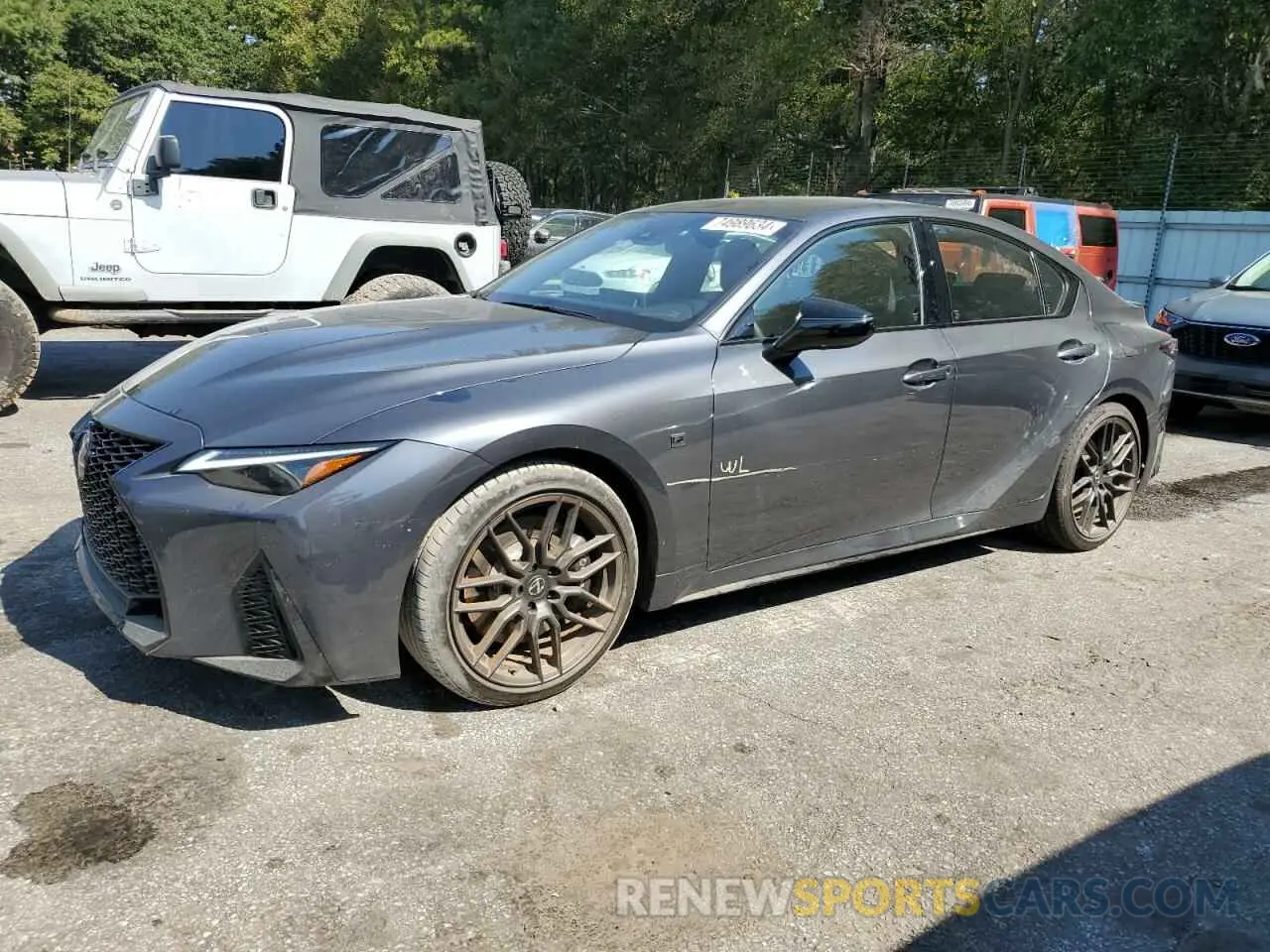 1 Photograph of a damaged car JTHAP1D28R5006225 LEXUS IS 500 F S 2024