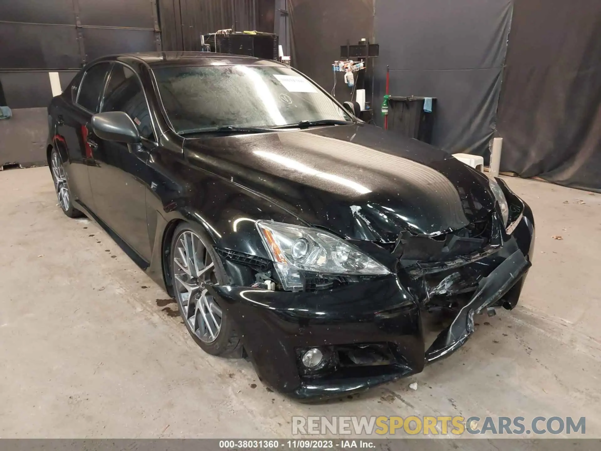 1 Photograph of a damaged car JTHBP5C28A5007151 LEXUS IS F 2010