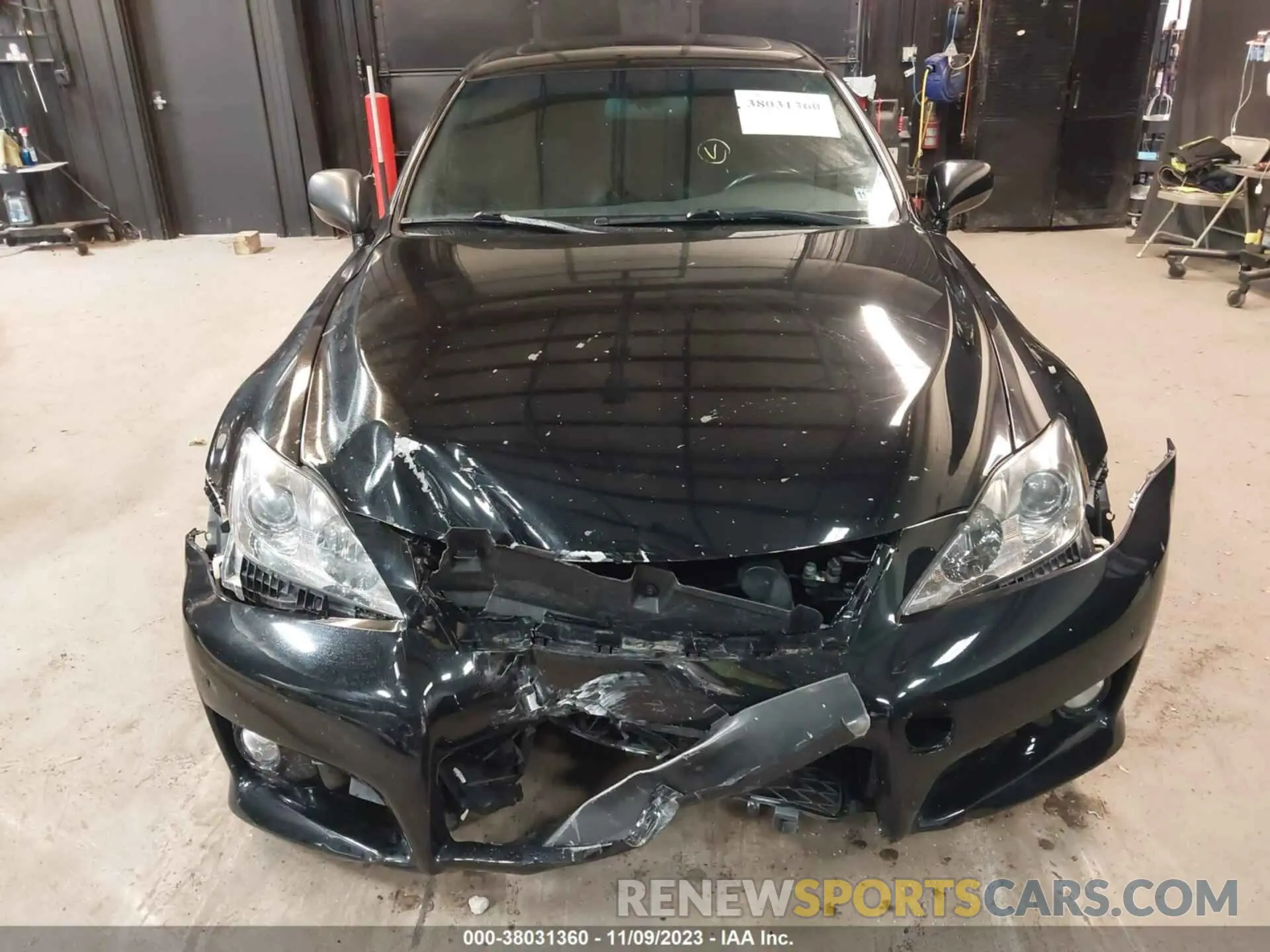 12 Photograph of a damaged car JTHBP5C28A5007151 LEXUS IS F 2010