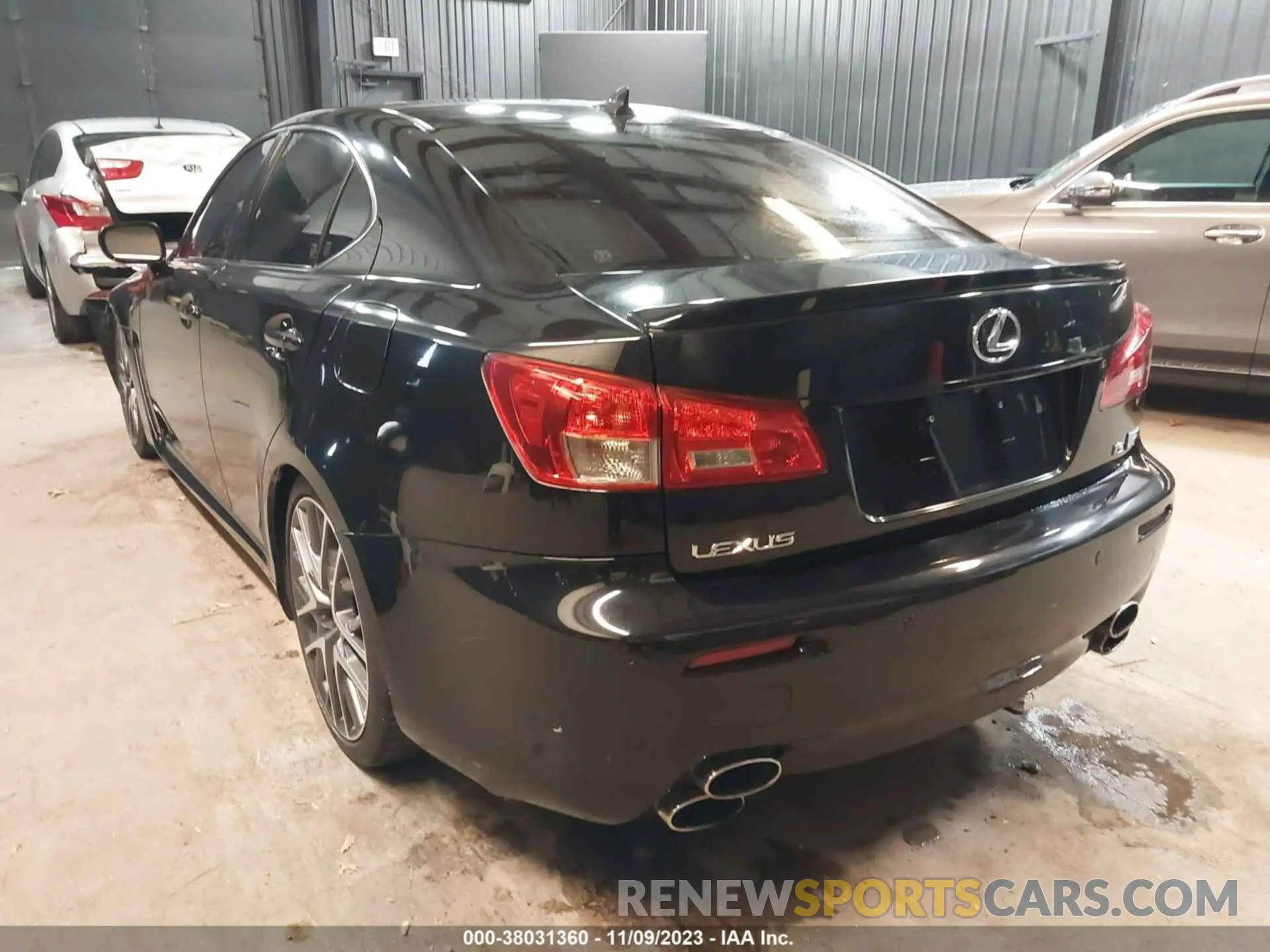 3 Photograph of a damaged car JTHBP5C28A5007151 LEXUS IS F 2010