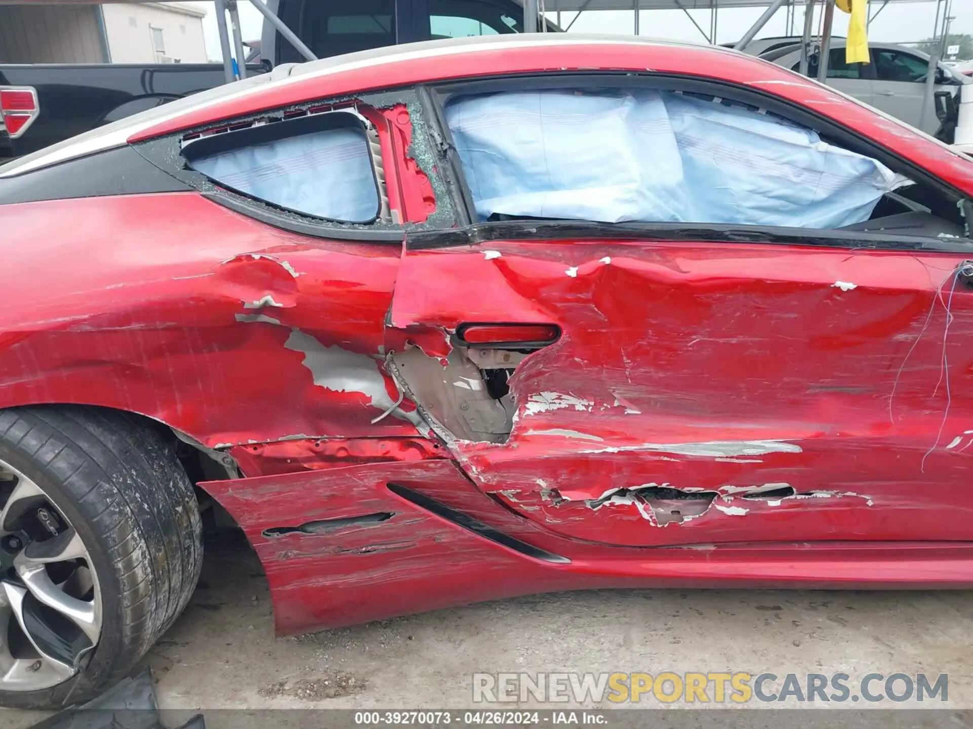 13 Photograph of a damaged car JTHBP5AY3LA007561 LEXUS LC 2020