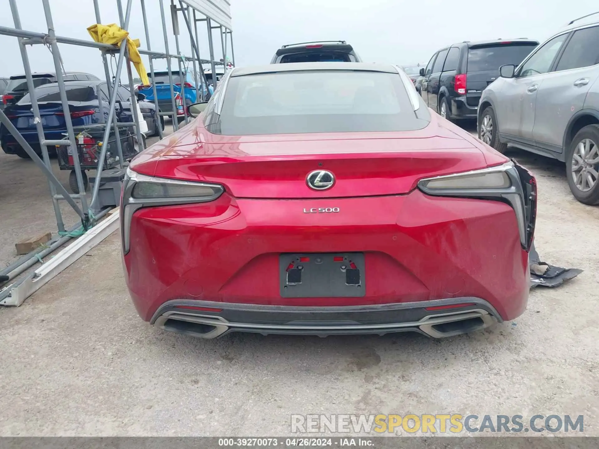 16 Photograph of a damaged car JTHBP5AY3LA007561 LEXUS LC 2020