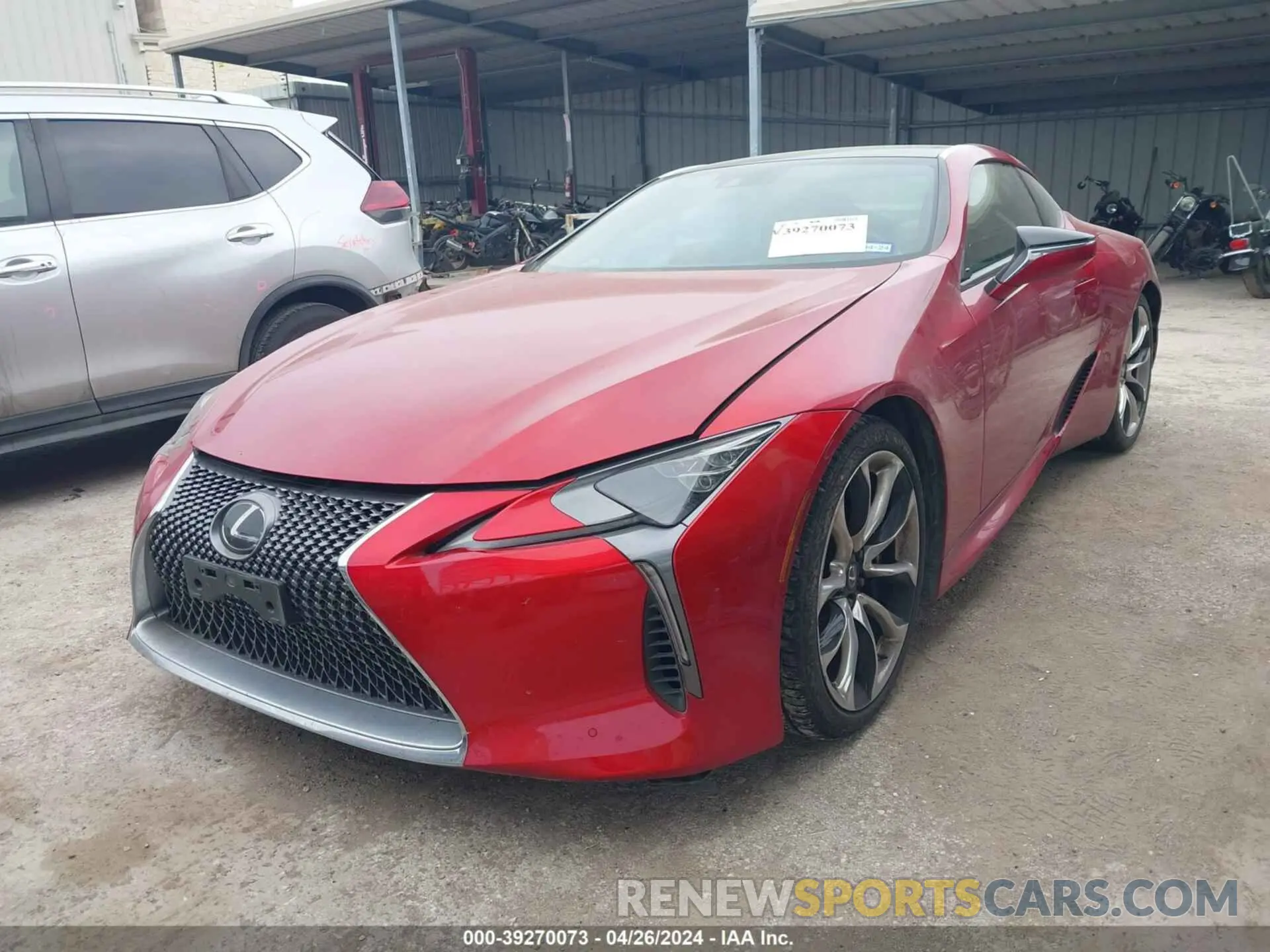 2 Photograph of a damaged car JTHBP5AY3LA007561 LEXUS LC 2020