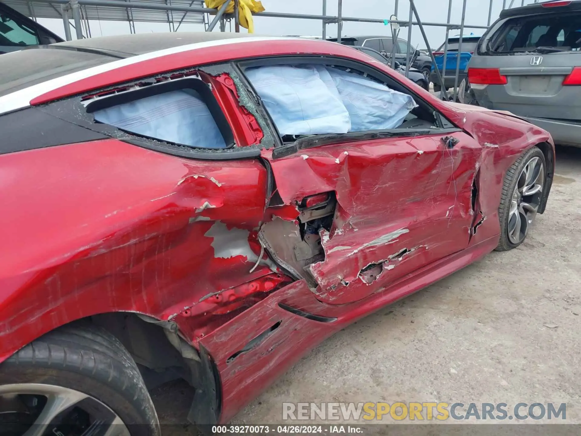 5 Photograph of a damaged car JTHBP5AY3LA007561 LEXUS LC 2020