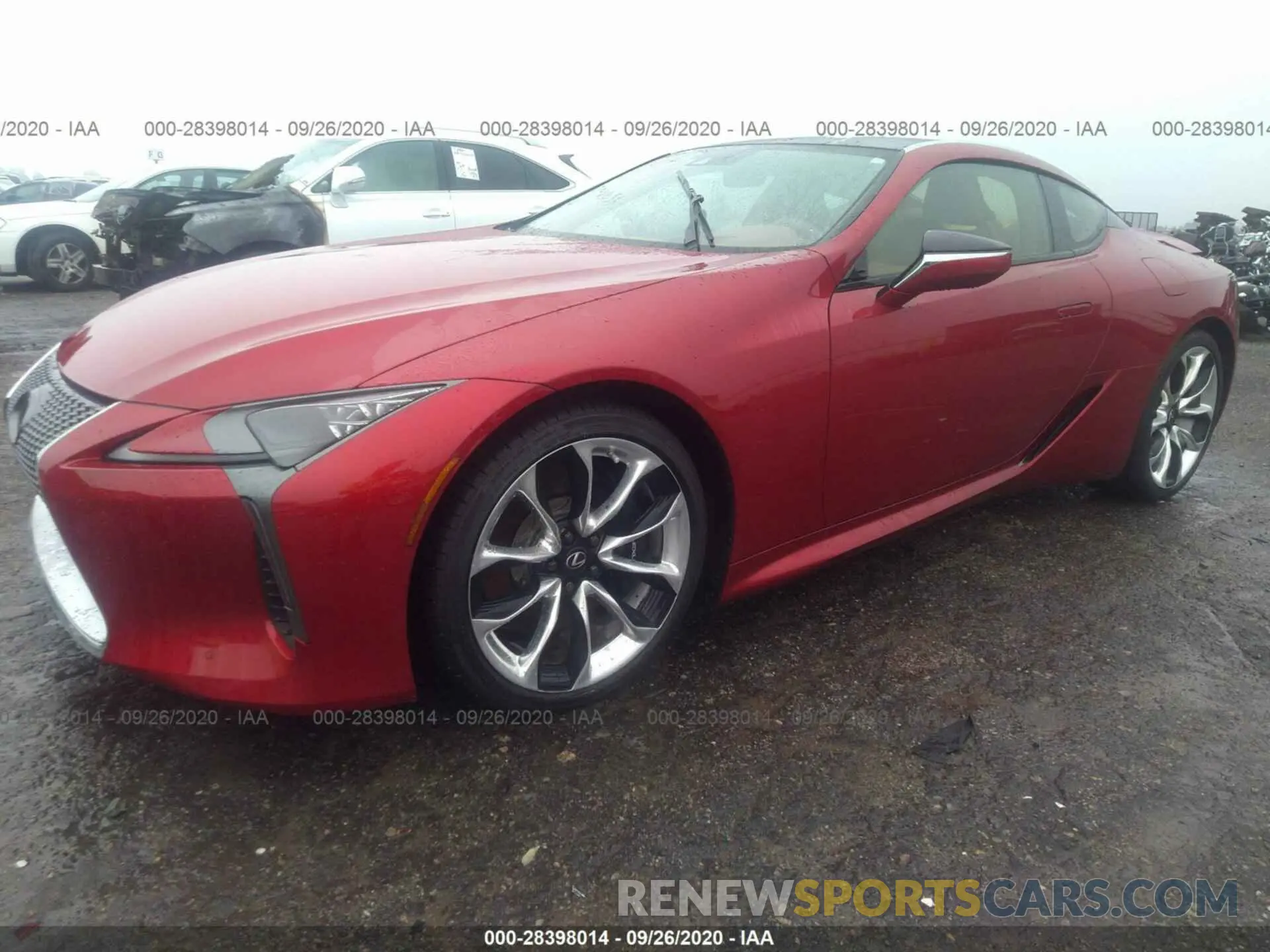 2 Photograph of a damaged car JTHBP5AY8LA007443 LEXUS LC 2020