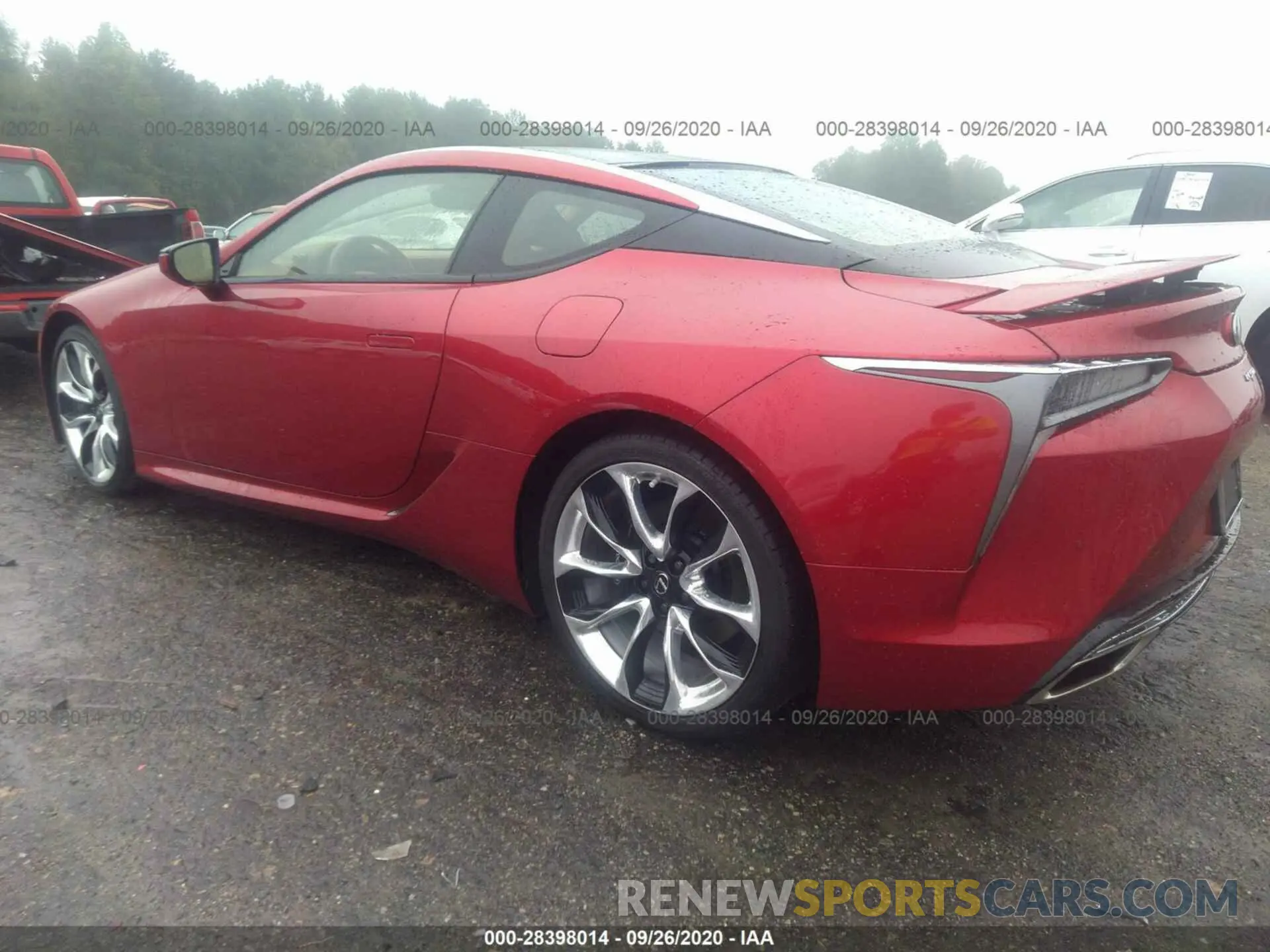 3 Photograph of a damaged car JTHBP5AY8LA007443 LEXUS LC 2020