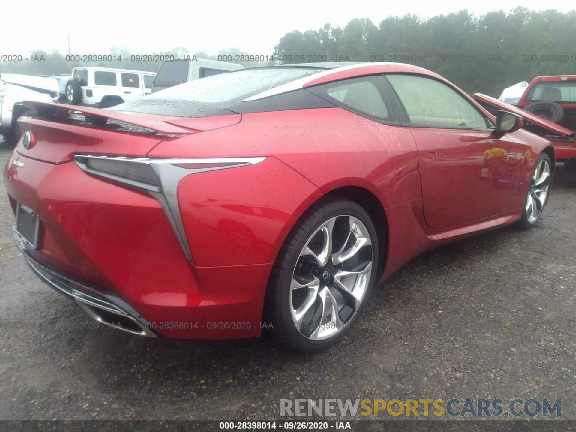 4 Photograph of a damaged car JTHBP5AY8LA007443 LEXUS LC 2020