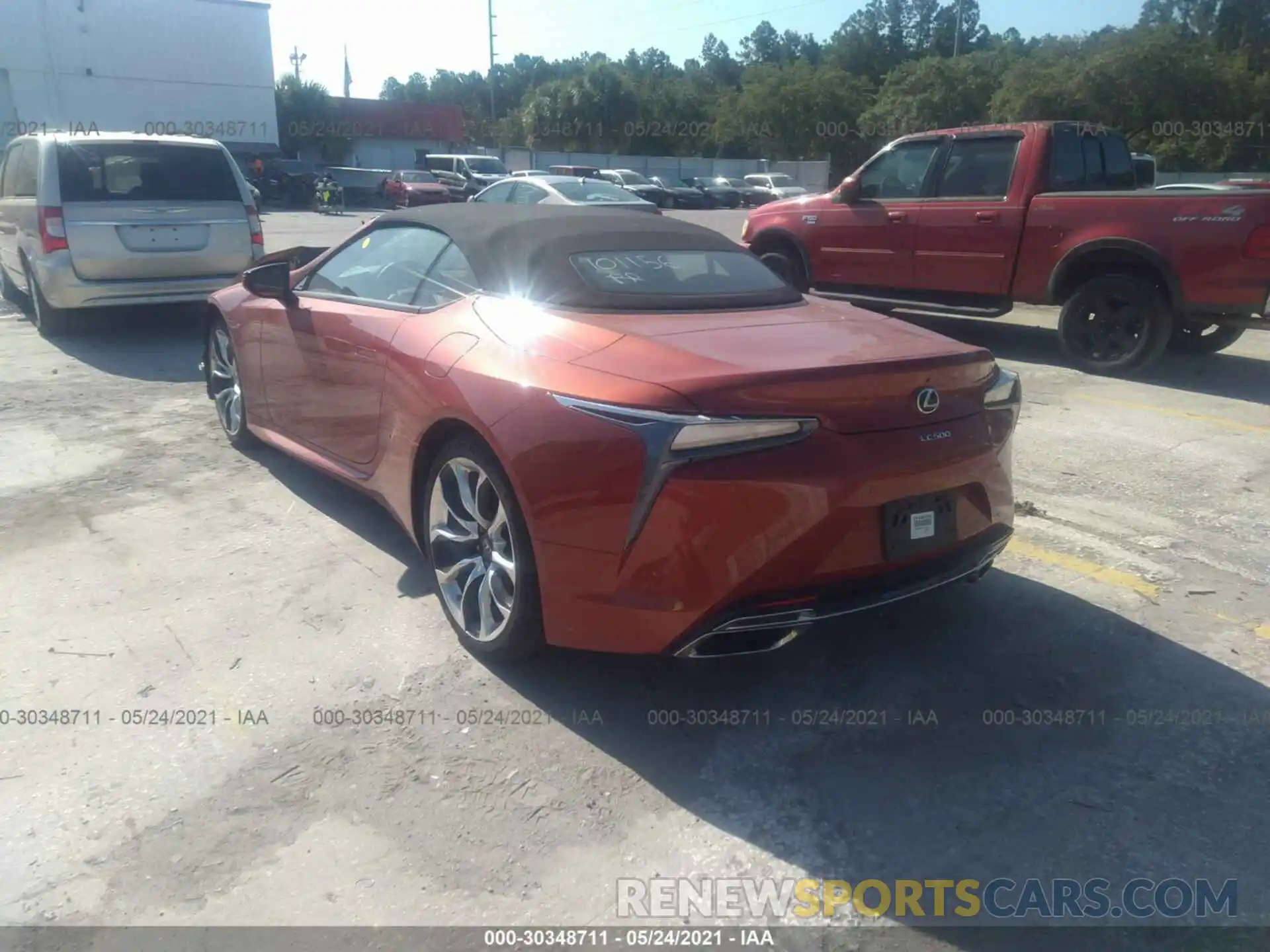 3 Photograph of a damaged car JTHKPAAY1MA101156 LEXUS LC 2021