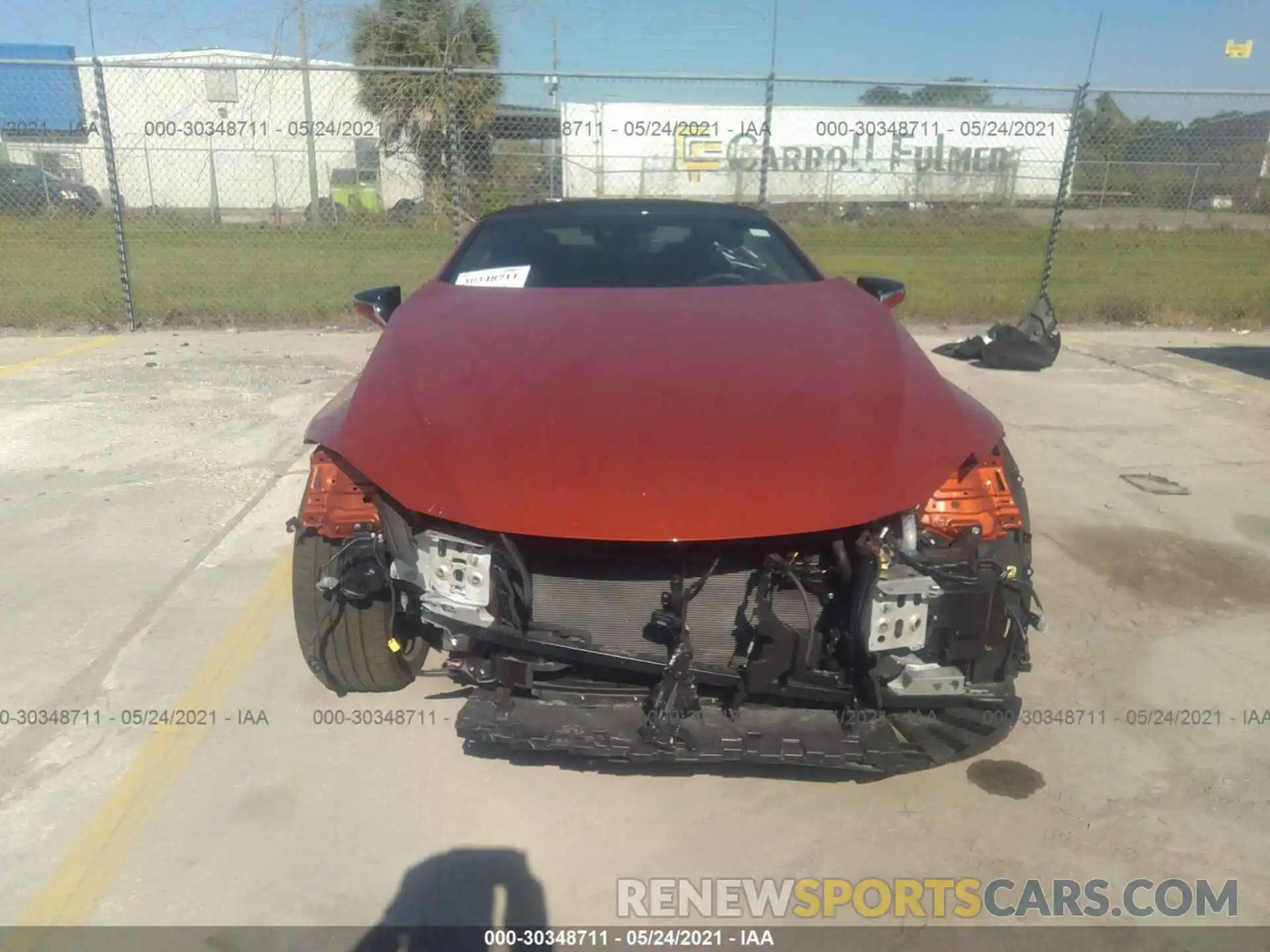 6 Photograph of a damaged car JTHKPAAY1MA101156 LEXUS LC 2021