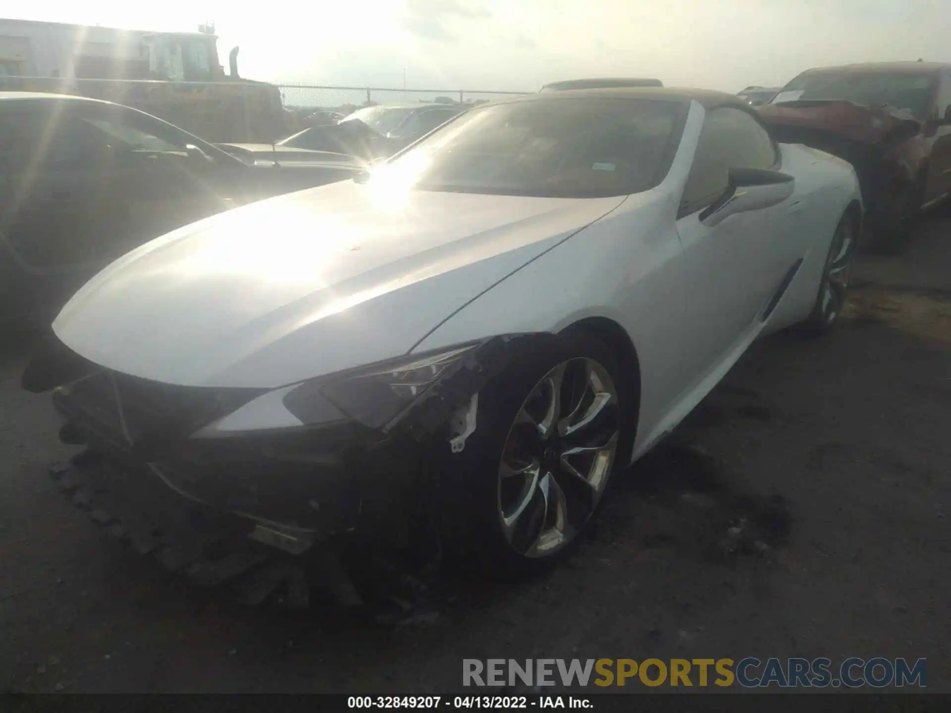 2 Photograph of a damaged car JTHKPAAY5MA101659 LEXUS LC 2021