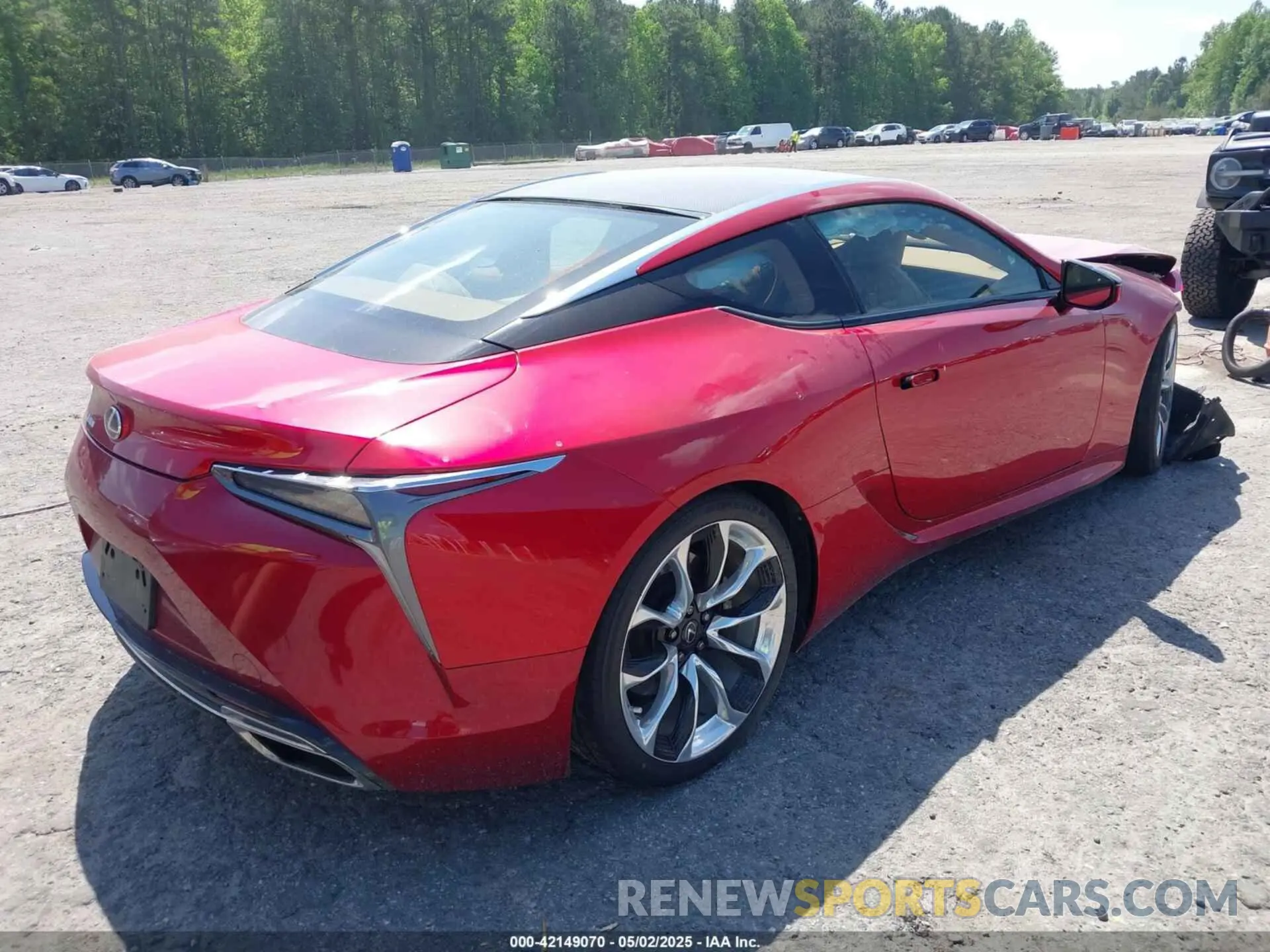 4 Photograph of a damaged car JTHAP5AY3MA103106 LEXUS LC 500 2021