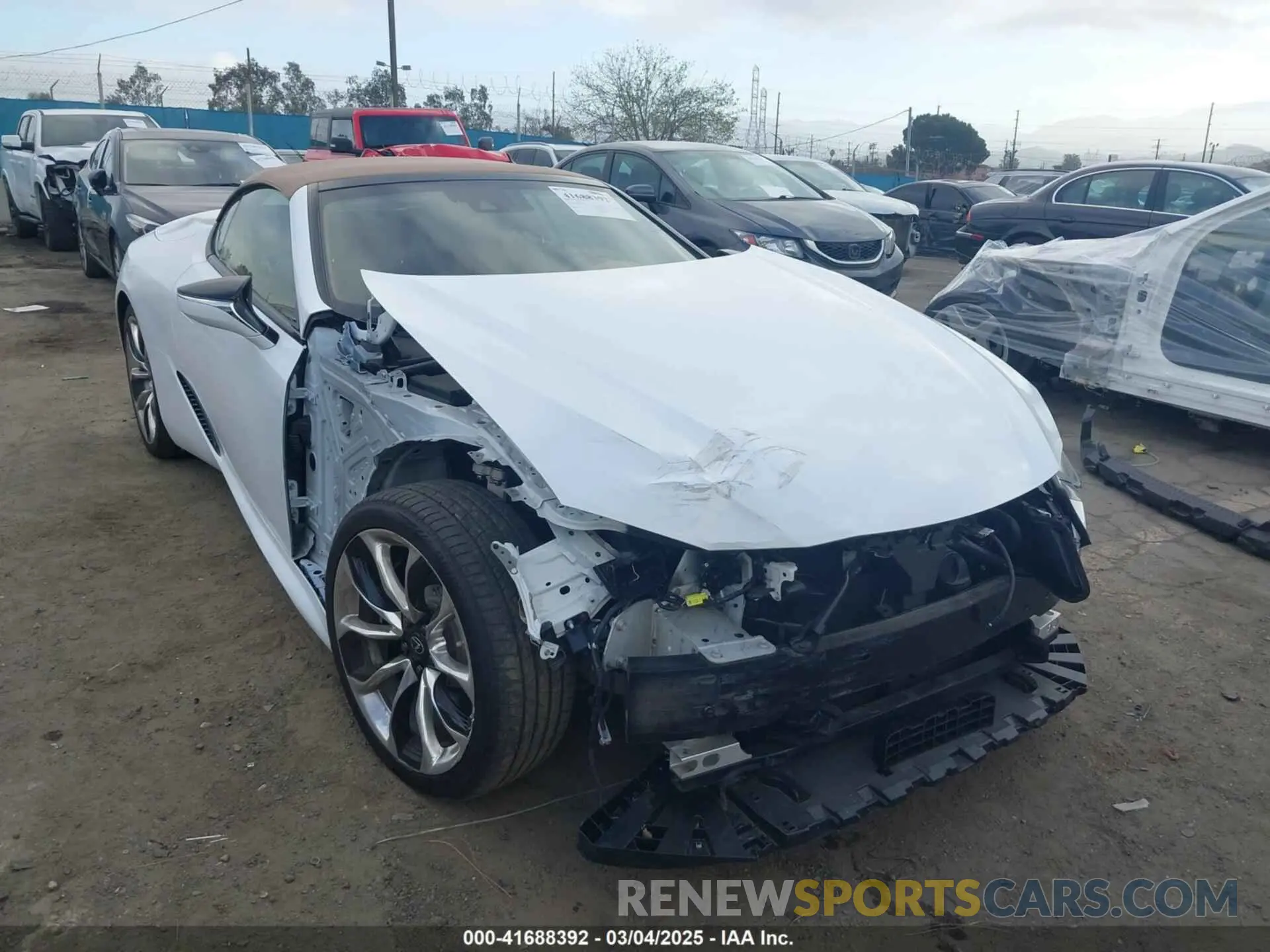 1 Photograph of a damaged car JTHKPAAY4MA101264 LEXUS LC 500 2021