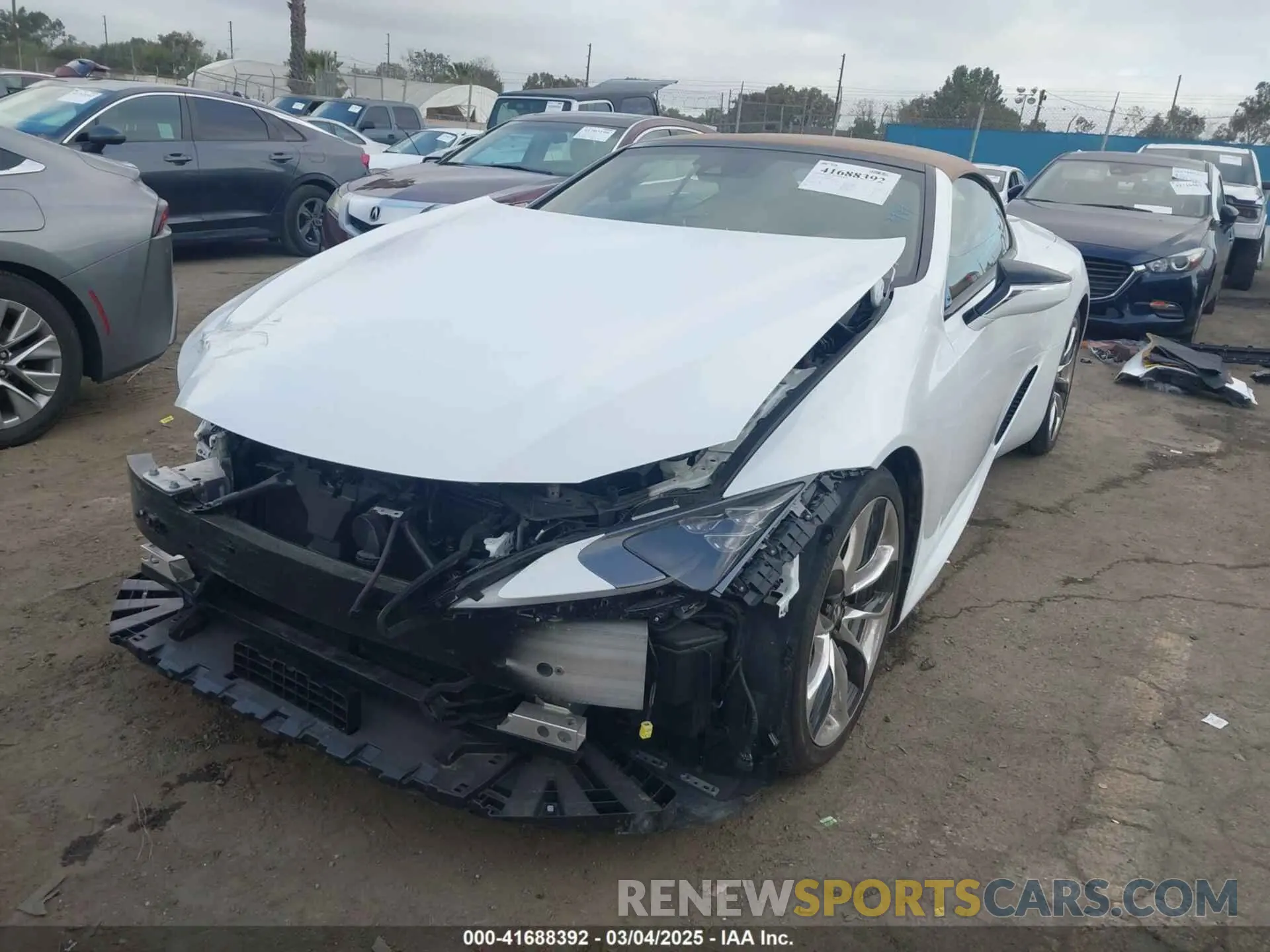2 Photograph of a damaged car JTHKPAAY4MA101264 LEXUS LC 500 2021