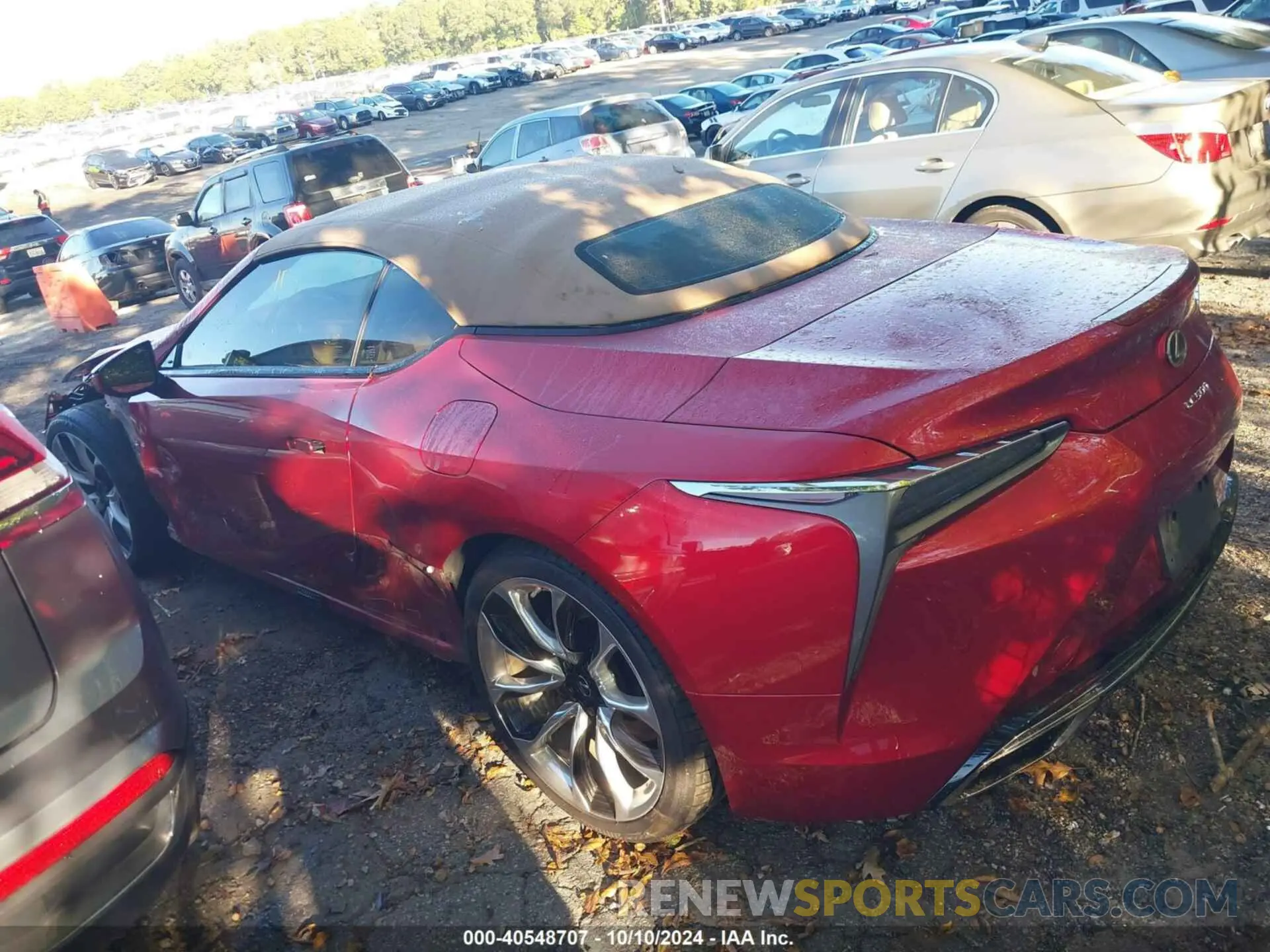 14 Photograph of a damaged car JTHMPAAY3PA106341 LEXUS LC 500 2023