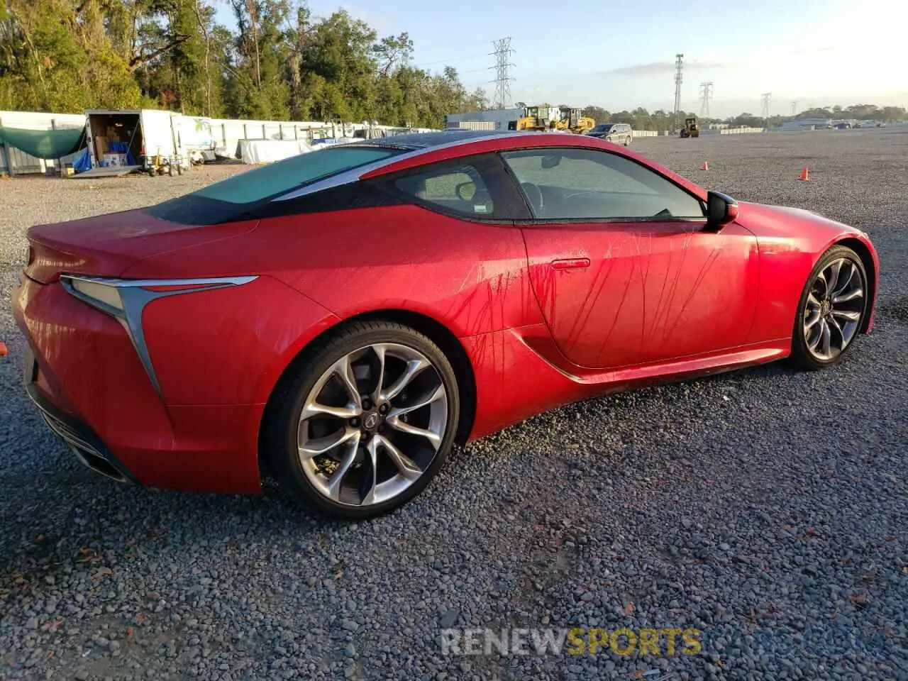 3 Photograph of a damaged car JTHHP5AY0KA006084 LEXUS LC500 2019