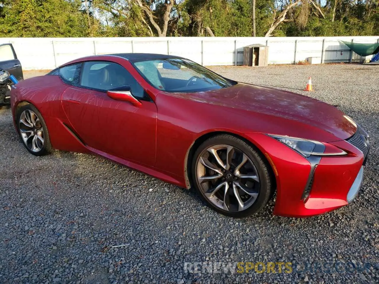 4 Photograph of a damaged car JTHHP5AY0KA006084 LEXUS LC500 2019