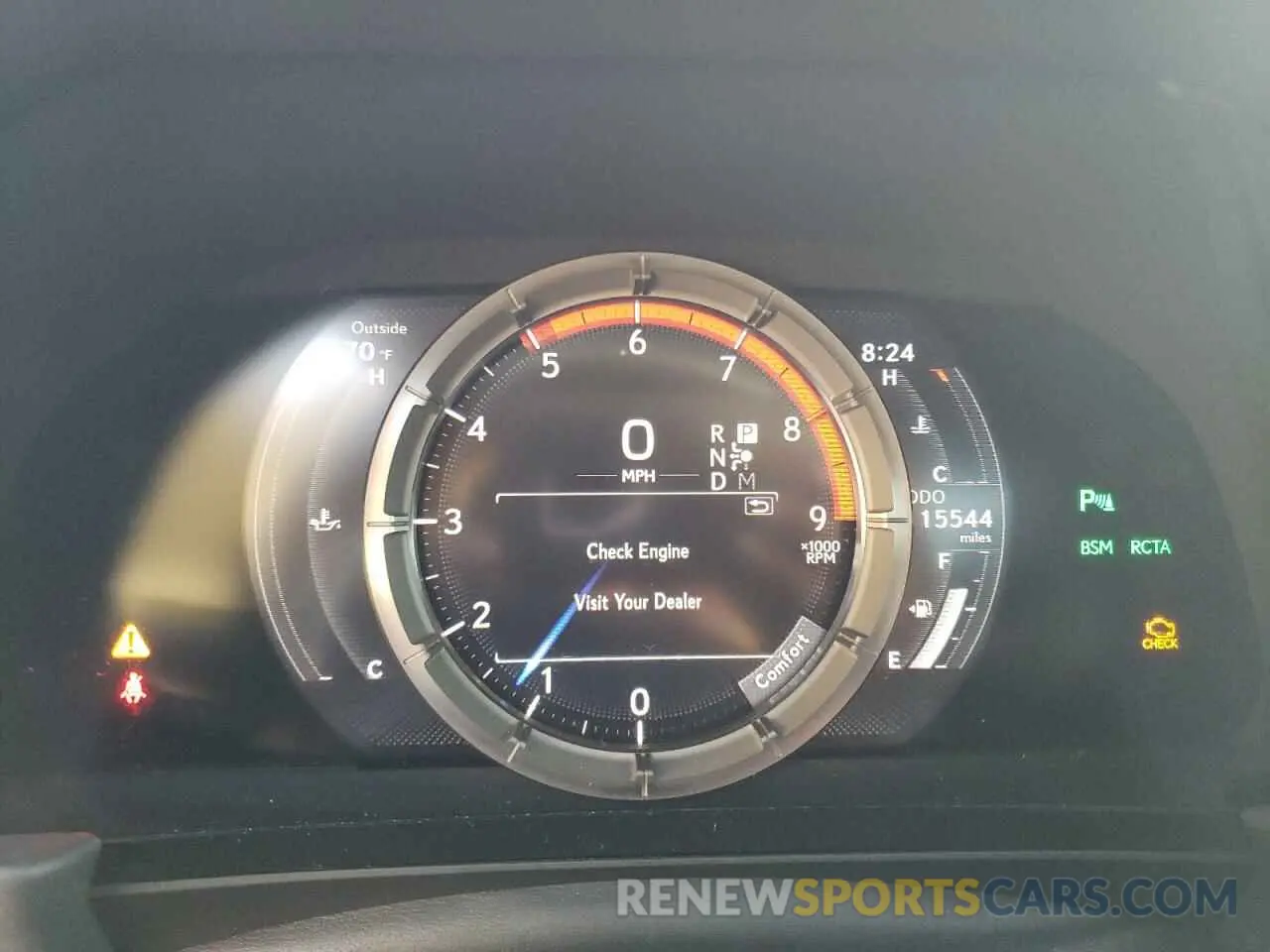 9 Photograph of a damaged car JTHHP5AY0KA006084 LEXUS LC500 2019