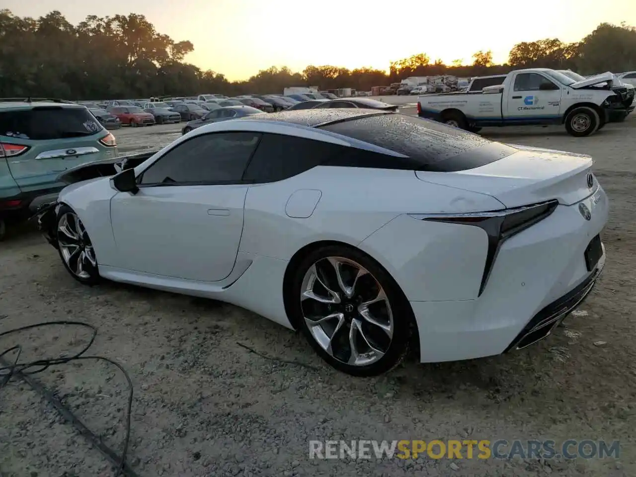 2 Photograph of a damaged car JTHHP5AY0KA007123 LEXUS LC500 2019