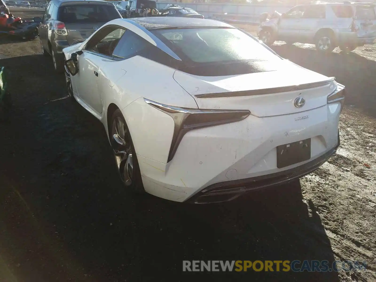 3 Photograph of a damaged car JTHAP5AY9LA007494 LEXUS LC500 2020