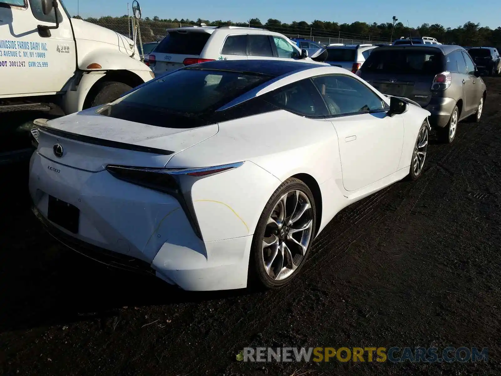 4 Photograph of a damaged car JTHAP5AY9LA007494 LEXUS LC500 2020