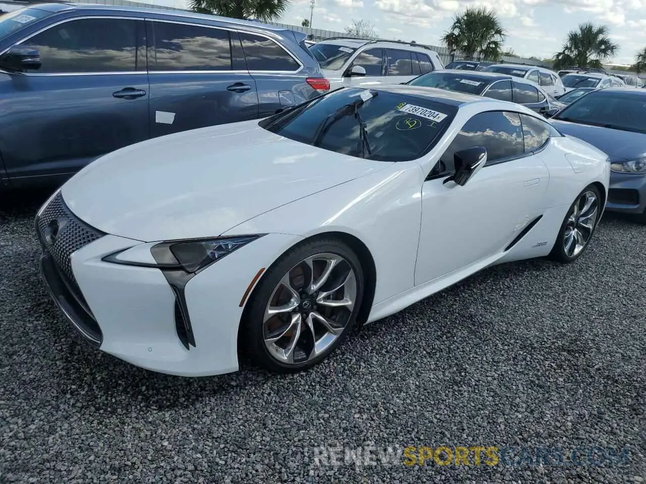 1 Photograph of a damaged car JTHBY5AY8LA001946 LEXUS LC500 2020