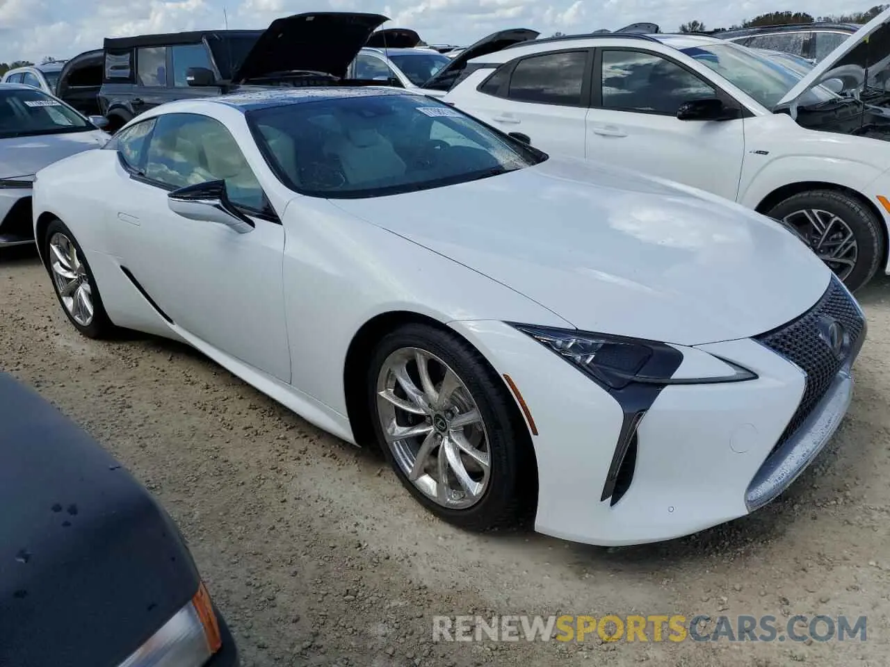 4 Photograph of a damaged car JTHEP5AYXLA008039 LEXUS LC500 2020