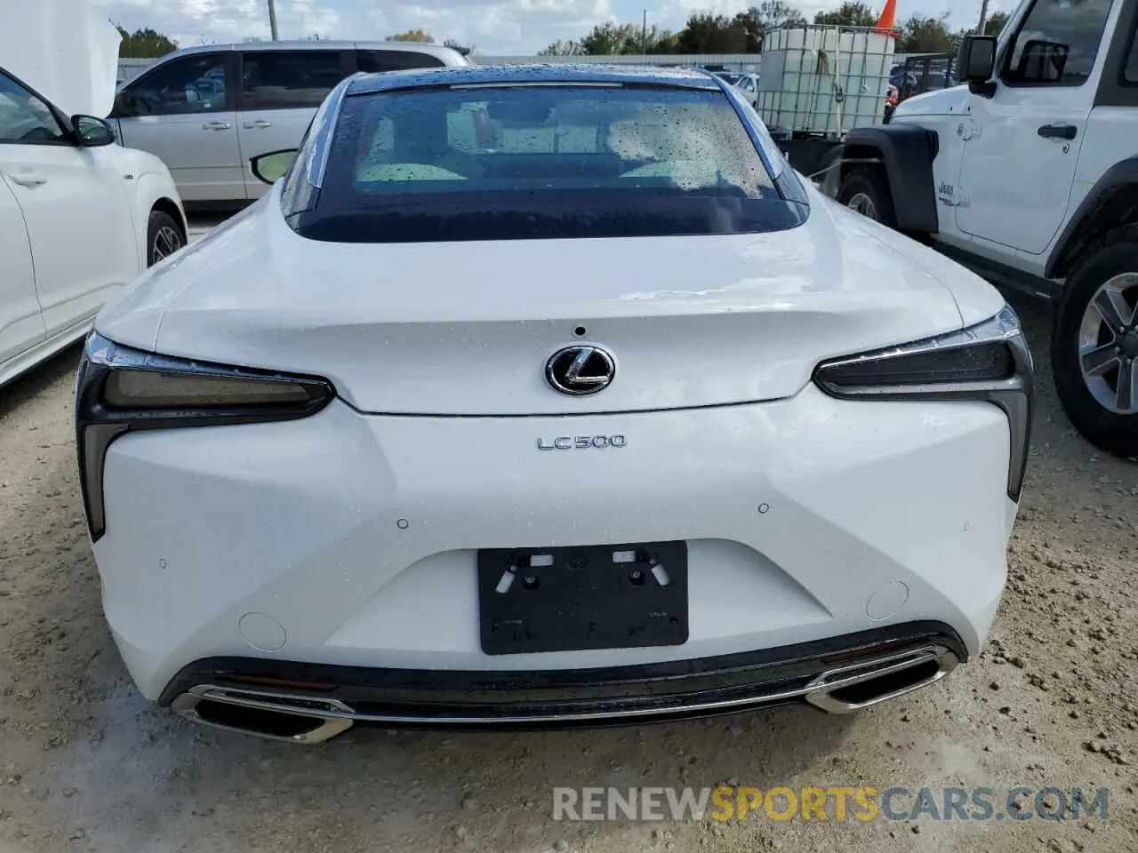 6 Photograph of a damaged car JTHEP5AYXLA008039 LEXUS LC500 2020
