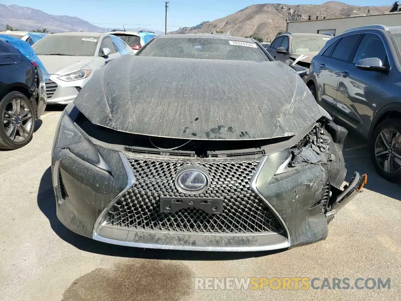 5 Photograph of a damaged car JTHAY5AY7MA002163 LEXUS LC500 2021