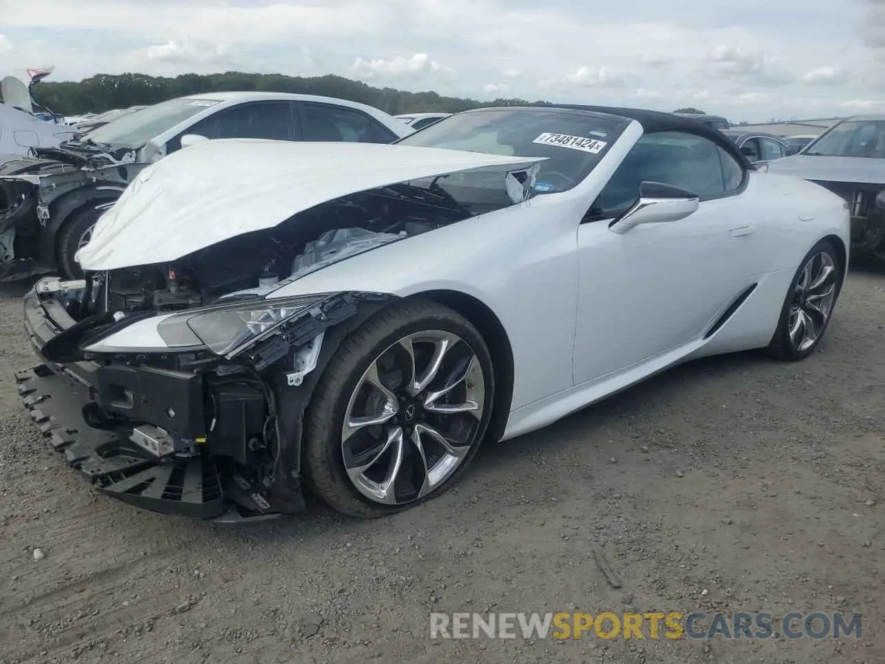 1 Photograph of a damaged car JTHKPAAY0MA102542 LEXUS LC500 2021