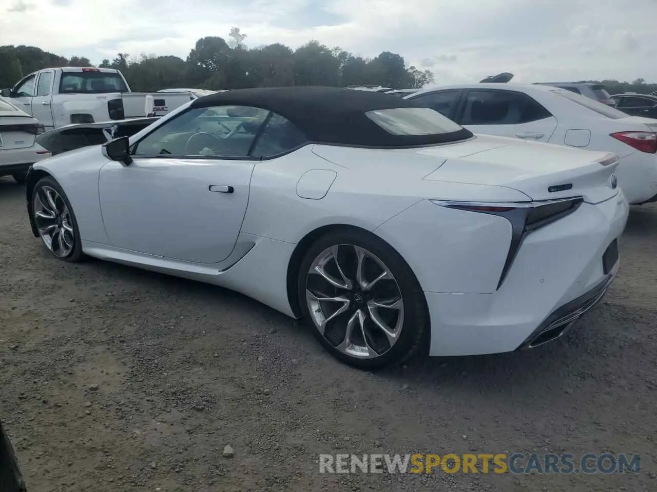2 Photograph of a damaged car JTHKPAAY0MA102542 LEXUS LC500 2021