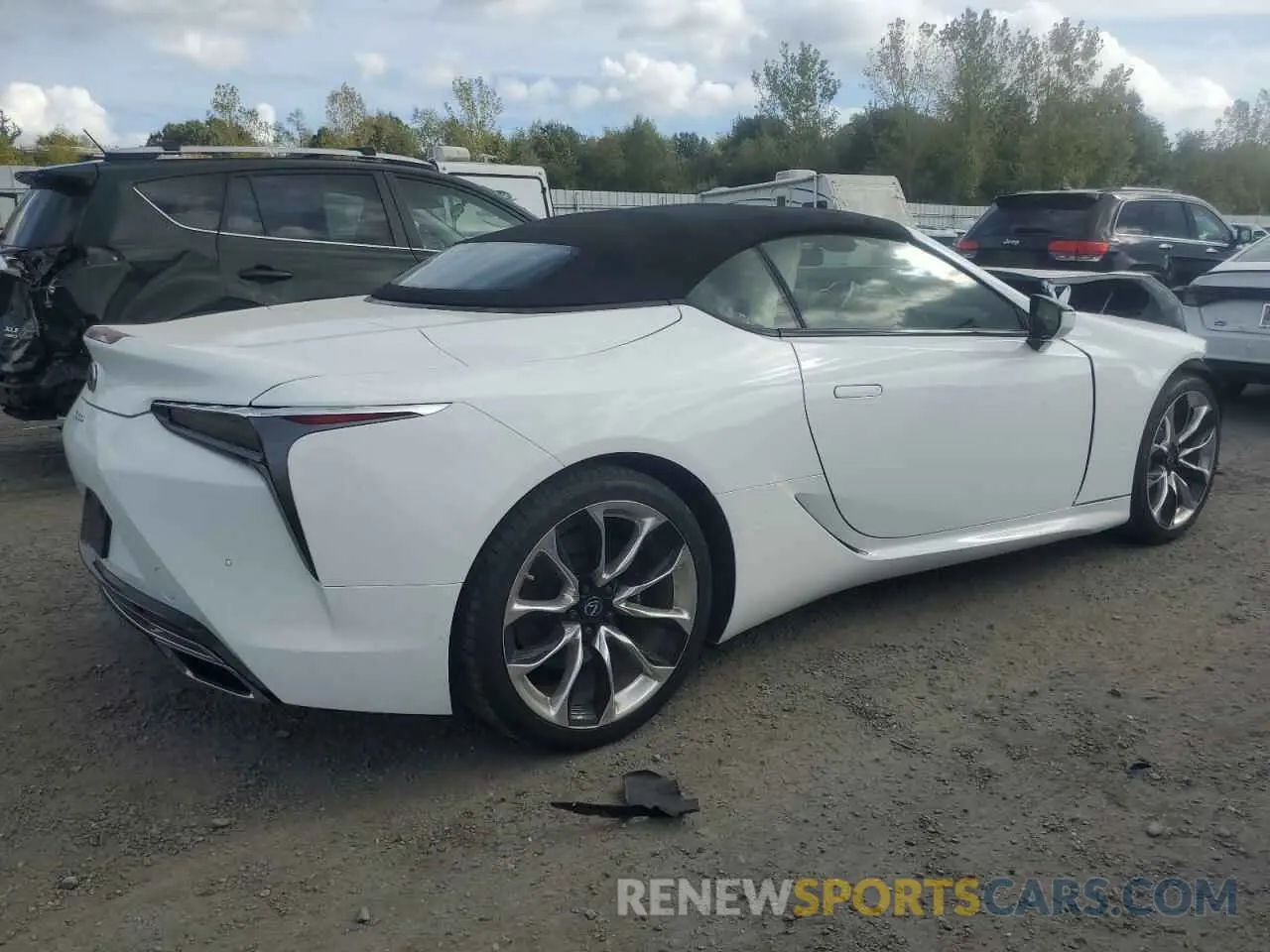 3 Photograph of a damaged car JTHKPAAY0MA102542 LEXUS LC500 2021