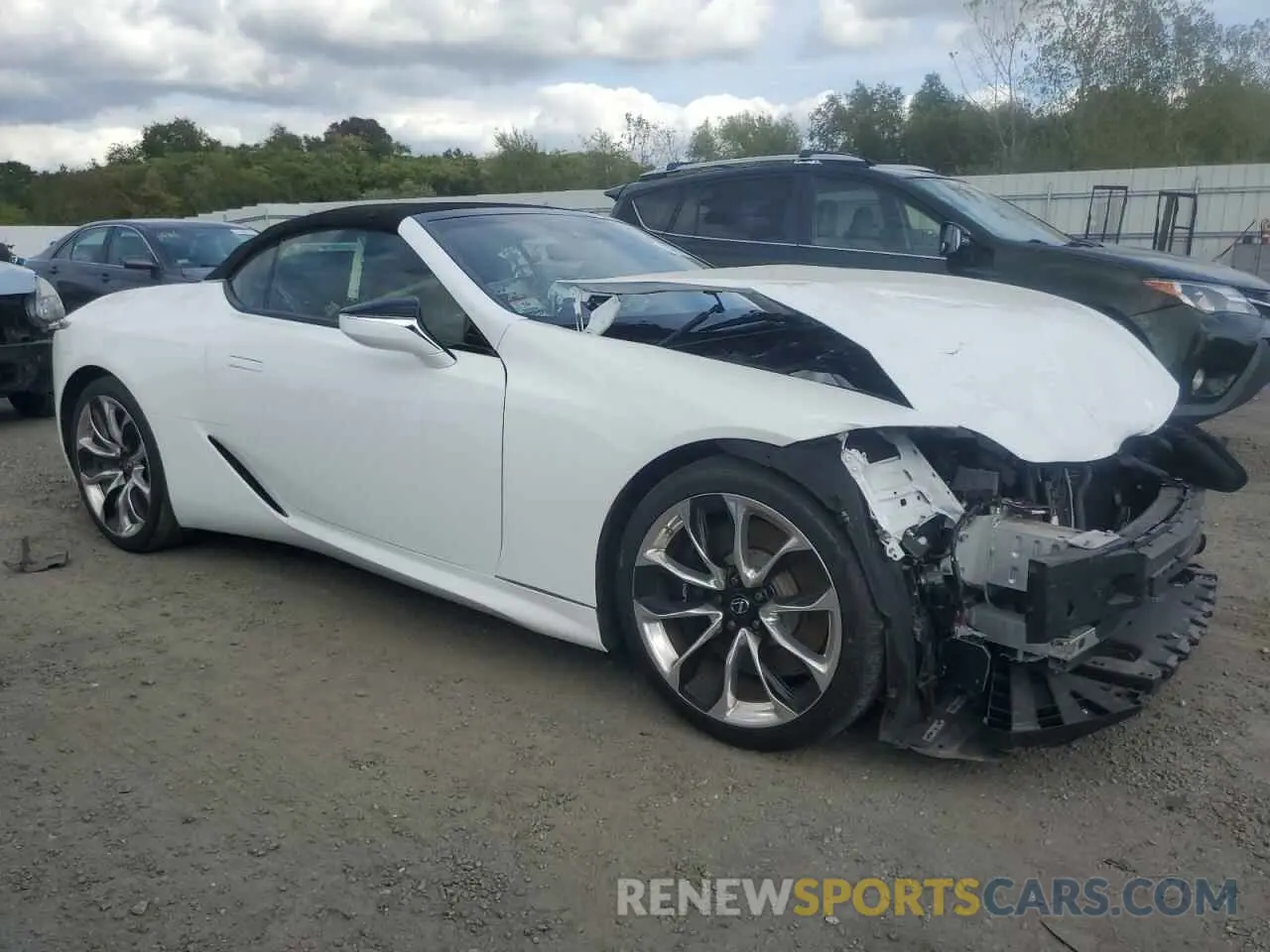 4 Photograph of a damaged car JTHKPAAY0MA102542 LEXUS LC500 2021