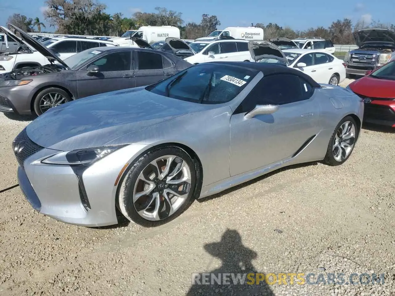 1 Photograph of a damaged car JTHKPAAY1MA103859 LEXUS LC500 2021