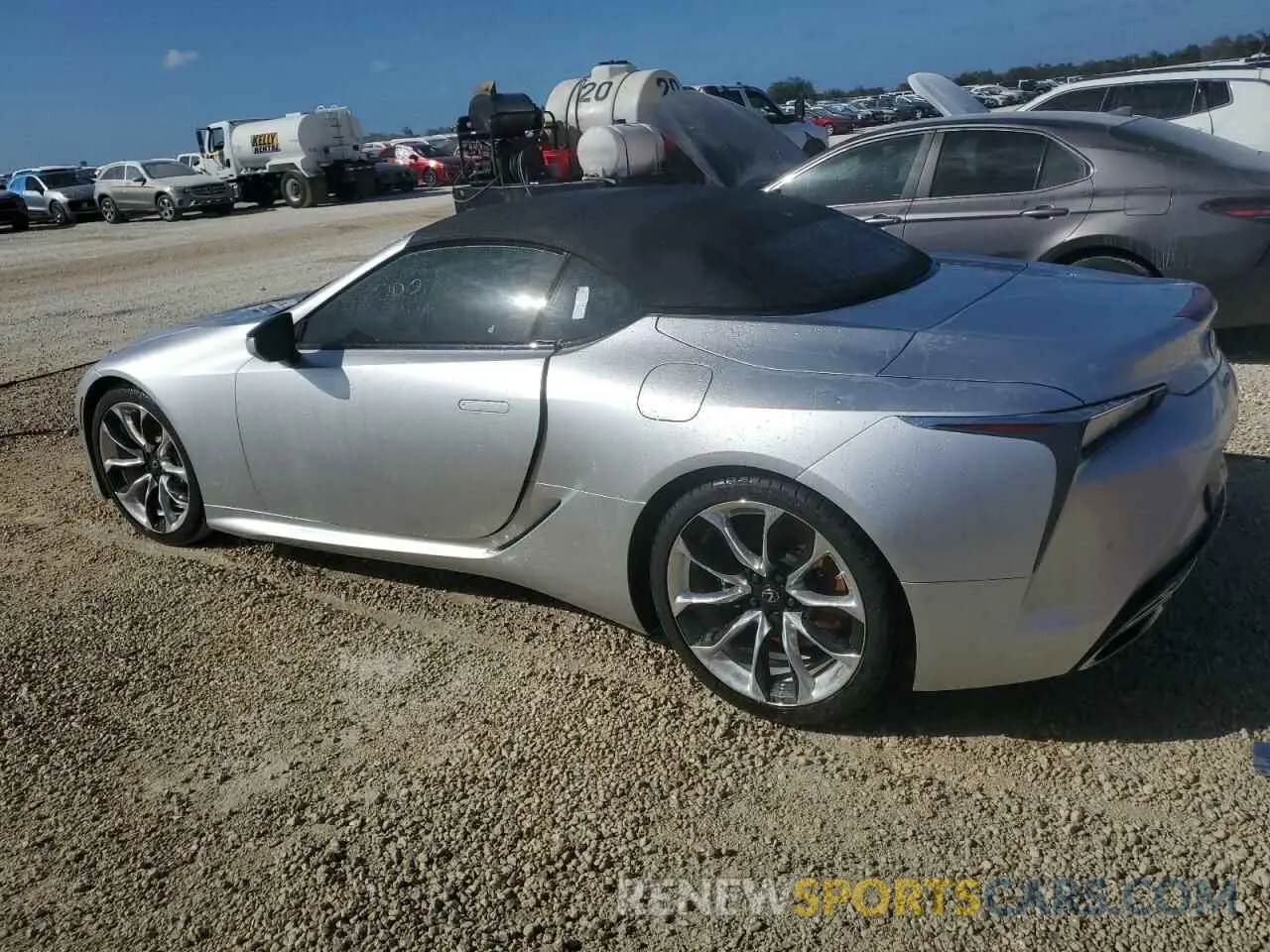 2 Photograph of a damaged car JTHKPAAY1MA103859 LEXUS LC500 2021