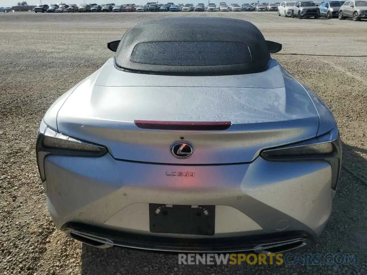 6 Photograph of a damaged car JTHKPAAY1MA103859 LEXUS LC500 2021
