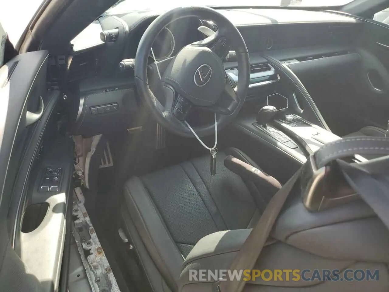 8 Photograph of a damaged car JTHKPAAY1MA103859 LEXUS LC500 2021