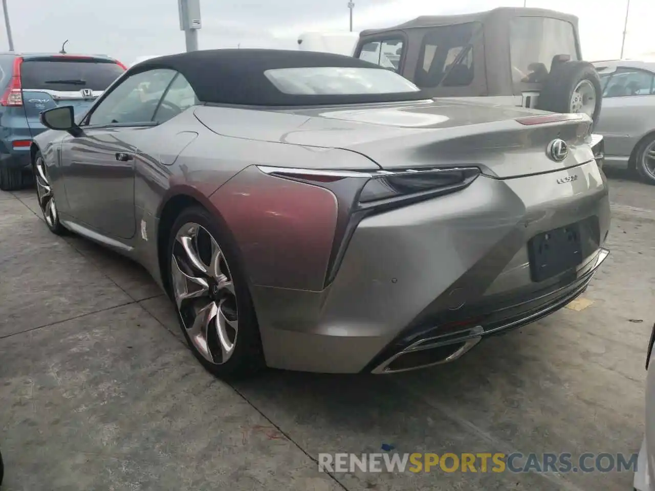 3 Photograph of a damaged car JTHKPAAY4MA103662 LEXUS LC500 2021