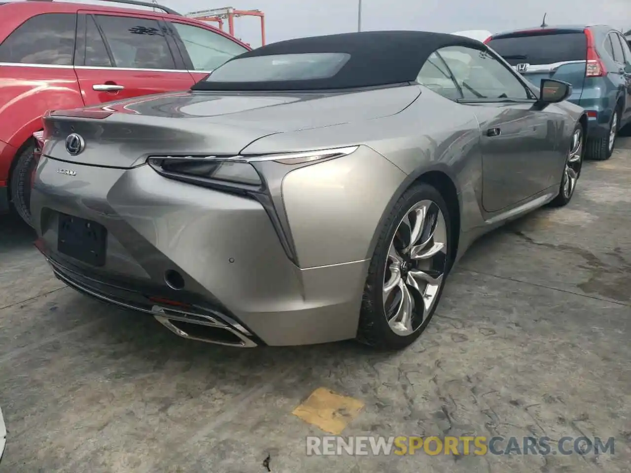 4 Photograph of a damaged car JTHKPAAY4MA103662 LEXUS LC500 2021