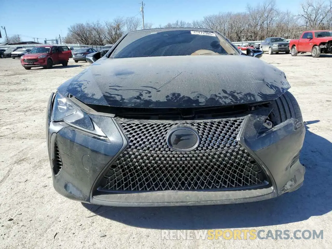 5 Photograph of a damaged car JTHKPAAY9MA100031 LEXUS LC500 2021