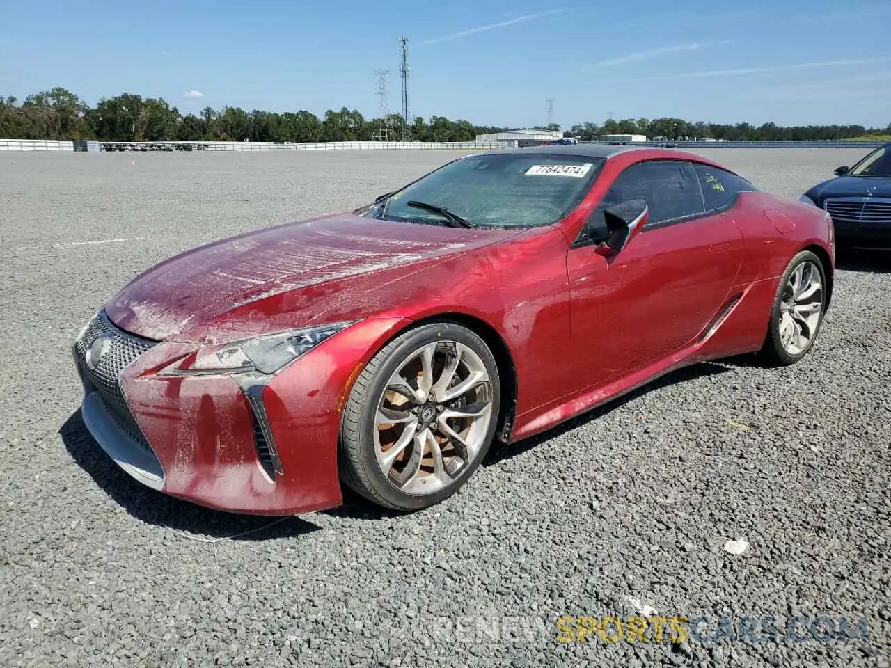 1 Photograph of a damaged car JTHBP5AY7NA104717 LEXUS LC500 2022